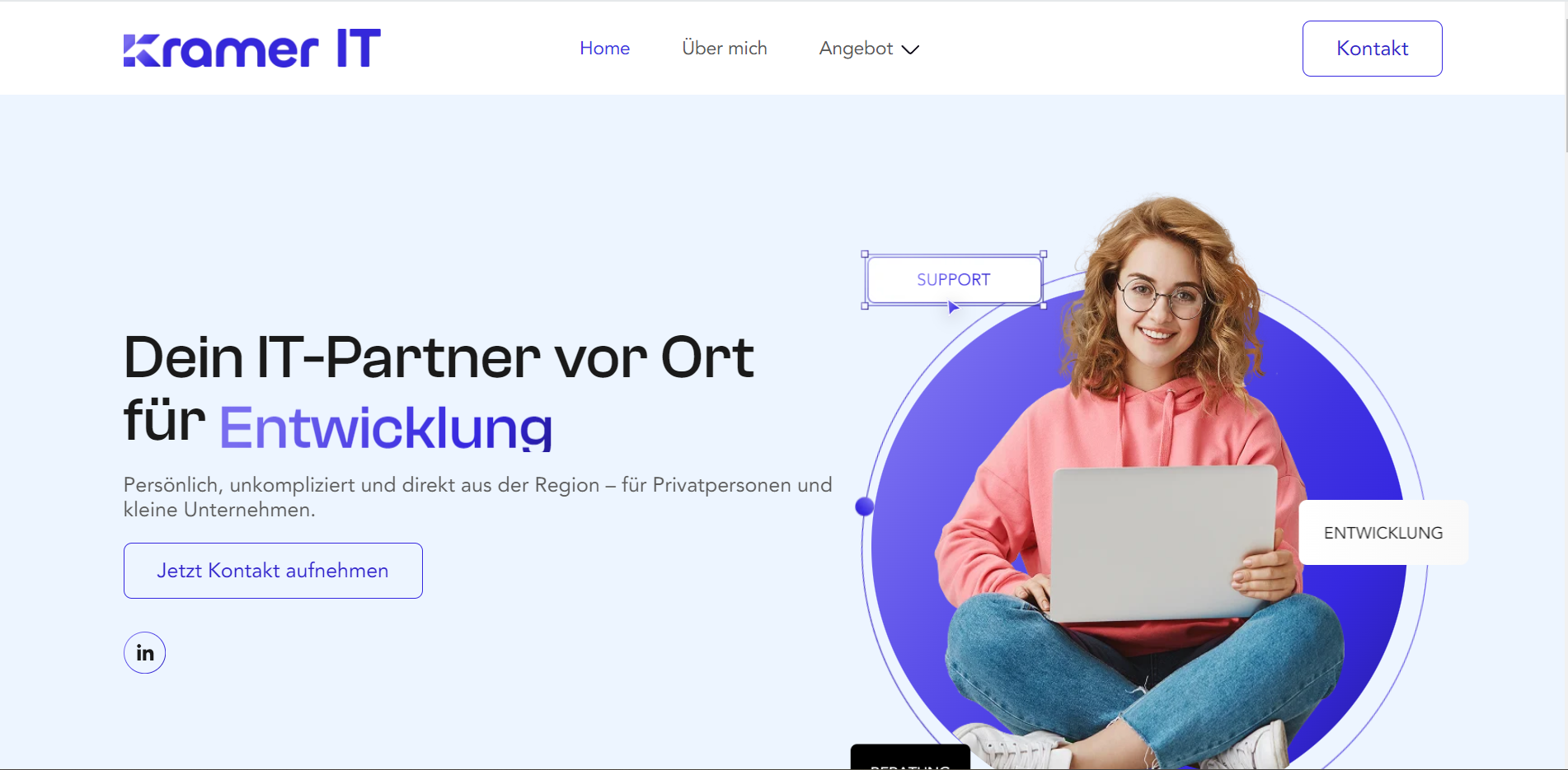 kramer-it.ch website preview