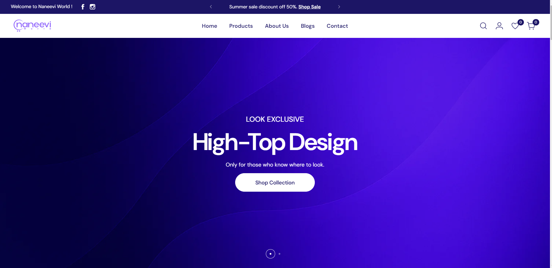 naneevi.com website preview